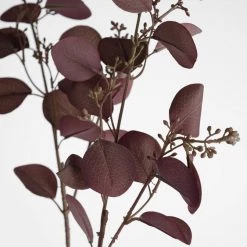 Coach House Faux Burgundy Eucalyptus Faux Stems