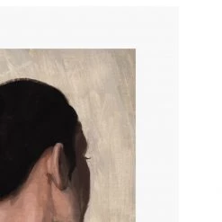 Zig Zag Art Female Portrait Art Print Prints