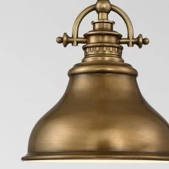 Elstead Drop Ship Pendants Finley Weathered Brass Mini Pendant
