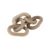 Hudson Home Decorative Objects Wooden Chain Ornament Large