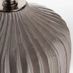 Pacific Sale Adelphi Grey Stoneware Large Table Lamp