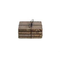 Be Home Forest Marble Square Coasters, Set Of 4