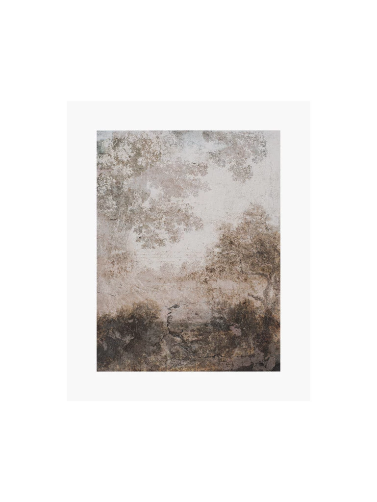 Zig Zag Art Fresco Collage Art Print Prints