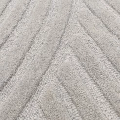 Asiatic Drop Ship Geo Silver Wool Rug Rugs