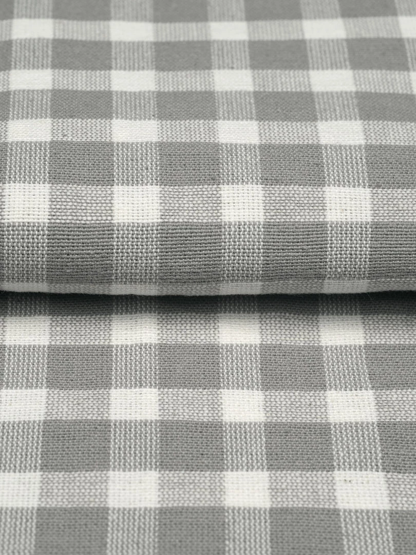 Waltons Kitchen Gingham Mink And Cream Tablecloth
