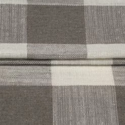 Hudson Home Gingham Tea Towel Warm Grey