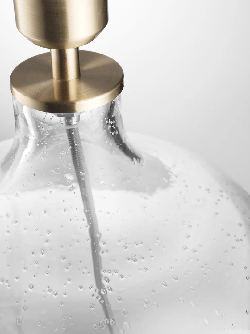 Bundle Glass Bubble Lamp - Charcoal Shade