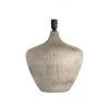 Pacific Grooved Natural Mango Wood Lamp Base Lamp Bases