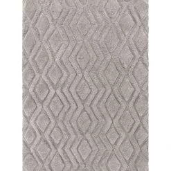 Asiatic Drop Ship Rugs Harrie Shaggy Diamond Greige Rug