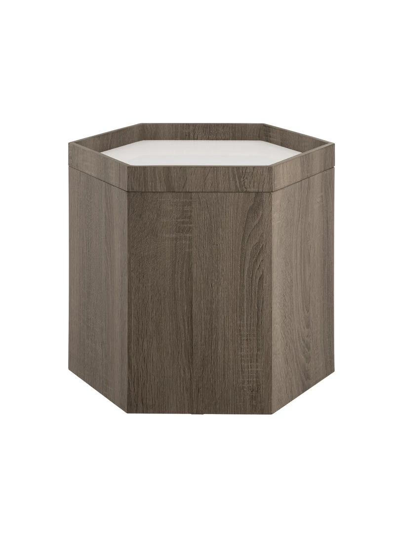 Pacific Drop Ship Hexaganol Storage Side Table Small
