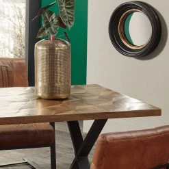 Pacific Drop Ship Lamosa Dining Table - Brass