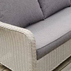 Pacific Drop Ship Garden Seating St Lucia Corner Set Grey