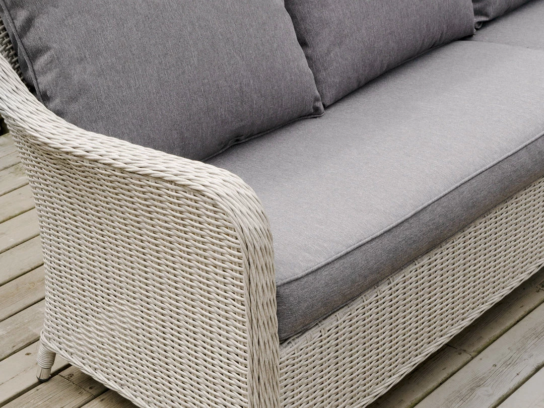 Pacific Drop Ship Garden Seating St Lucia Corner Set Grey