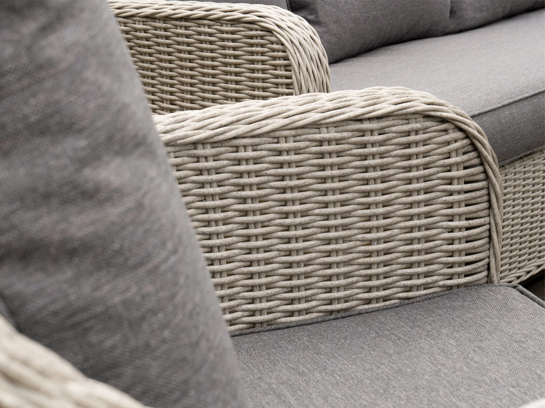 Pacific Drop Ship Garden Seating St Lucia Lounge Set Grey