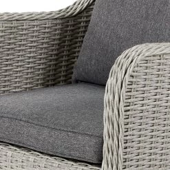 Pacific Drop Ship St Lucia Bistro Set Grey