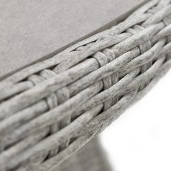 Pacific Drop Ship St Lucia Bistro Set Grey