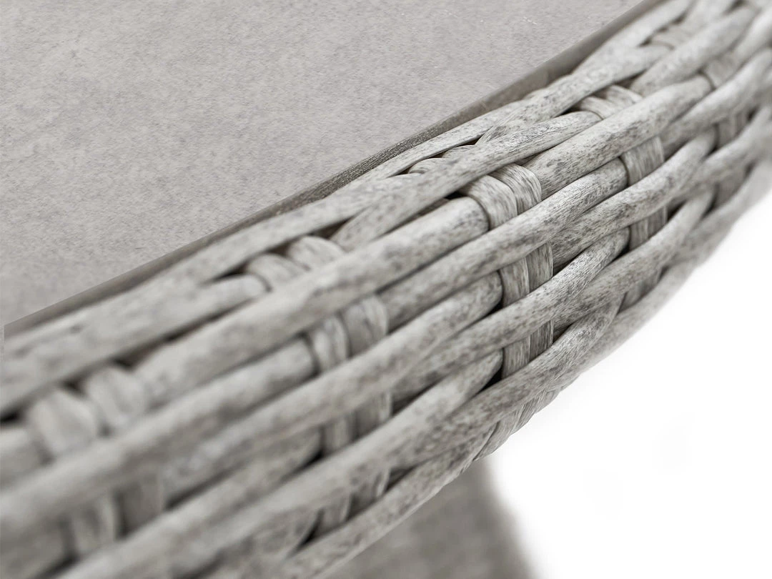 Pacific Drop Ship St Lucia 6 Seat Dinner Set Garden Seating