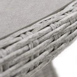 Pacific Drop Ship Garden Seating St Lucia 6 Seat Dinner Set - With Fire Pit