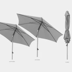 Pacific Drop Ship Parasols Lisboa - 2.5m & 3m Round