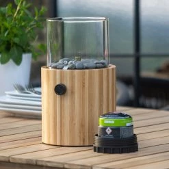 Pacific Drop Ship Fire Lanterns Bamboo Fire Lantern - Cylinder