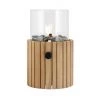 Pacific Drop Ship Timber Fire Lantern - Cylinder