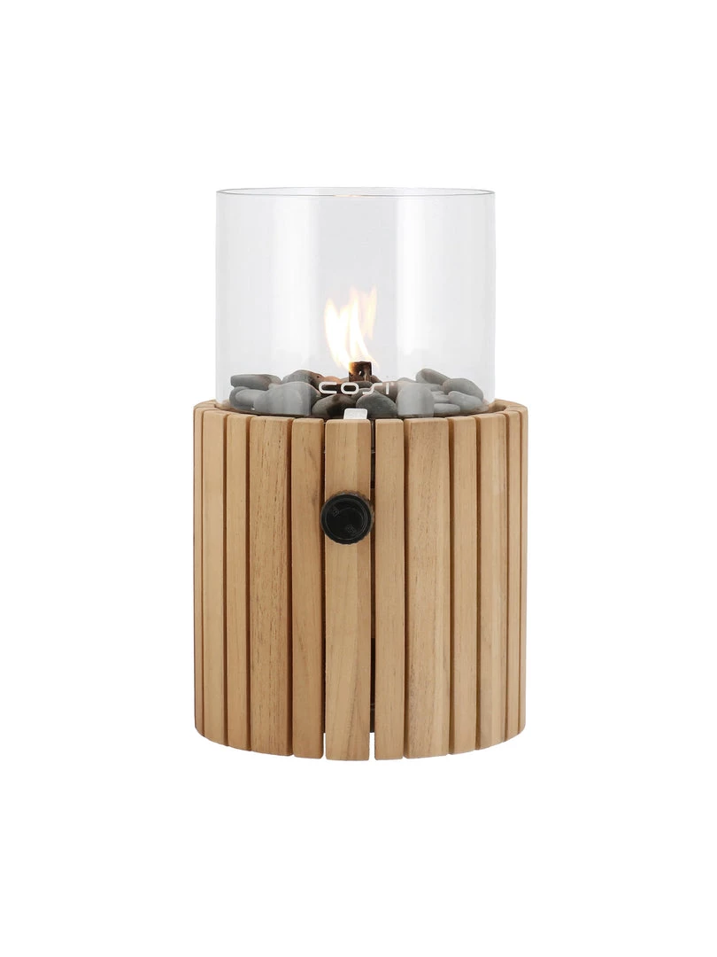 Pacific Drop Ship Timber Fire Lantern - Cylinder