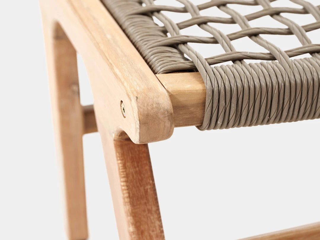 Pacific Drop Ship Garden Seating Siesta Lounge Chair & Hocker Set