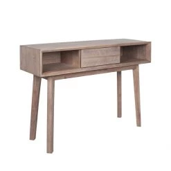Pacific Drop Ship Talma Sand Wash Acacia Wood Console 1 Drawer Consoles & Sideboards