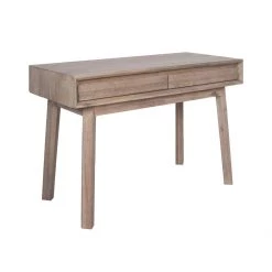 Pacific Drop Ship Talma Sand Wash Acacia Wood Console 2 Drawer