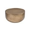Pacific Drop Ship Coffee & Side Tables Mangli Hammered Metal Antique Brass Colour Table Small