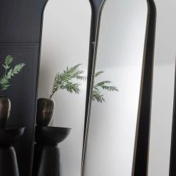 Gallery Direct Drop Ship Mirrors Hoxton Arch Mirror - Silver