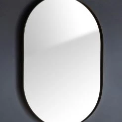 Gallery Direct Drop Ship Hoxton Elipse Mirror - Champagne