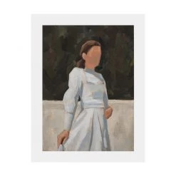 Zig Zag Art In The Garden Art Print