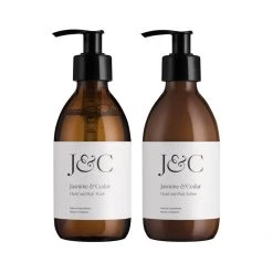 Bundle Jasmin & Cedar Wash & Lotion Duo Soap & Cleaning