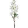 Silka Faux Pure White Lilac Faux Stems