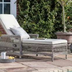 Gallery Direct Drop Ship Limoges Country Lounger Stone