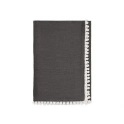 Magic Linen Sale Charcoal Grey Linen Bobble Napkins