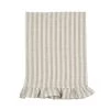 Magic Linen Ruffle Linen Tea Towel Natural Stripe Kitchen