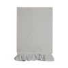 Magic Linen Ruffle Linen Tea Towel Dove Grey Kitchen