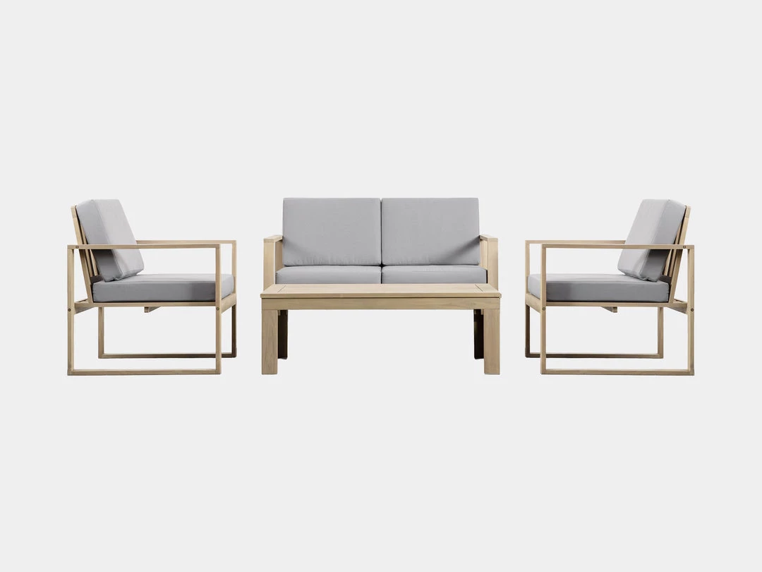 Gallery Direct Drop Ship Longbeach Lounge Set Garden Seating