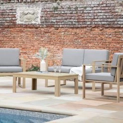 Gallery Direct Drop Ship Longbeach Lounge Set Garden Seating
