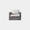 Gallery Direct Drop Ship Luca Armchair - Grey