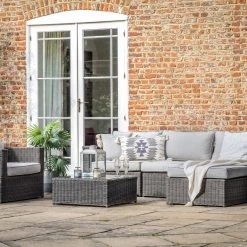 Gallery Direct Drop Ship Luca Armchair - Grey