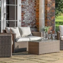 Gallery Direct Drop Ship Luca Armchair - Natural