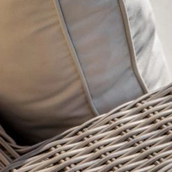 Gallery Direct Drop Ship Garden Seating Luca Garden Chaise Sofa And Chair Set - Natural