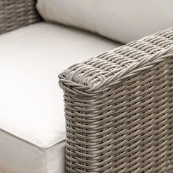 Gallery Direct Drop Ship Luca Square Garden Sofa Set - Natural