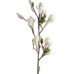 Amanranthine Faux Stems Magnolia Budded Branch