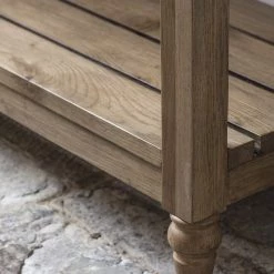 Gallery Direct Drop Ship Manor Trestle Console Table
