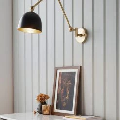 Gallery Direct Drop Ship Meha Wall Light - Antique Brass Wall Lights