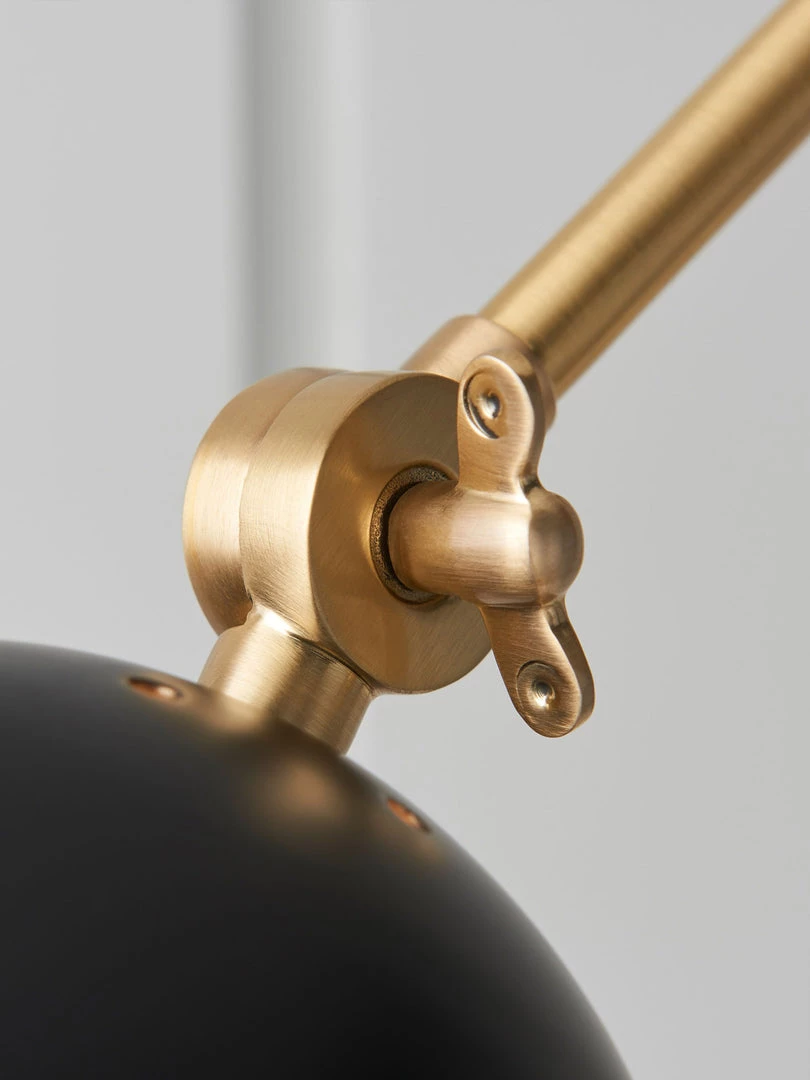 Gallery Direct Drop Ship Meha Wall Light - Antique Brass Wall Lights